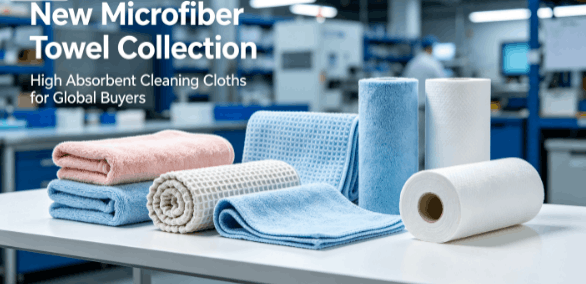 Diversified Microfiber Towel Series Meets Global Demand for Professional Household & Automotive Cleaning Solutions