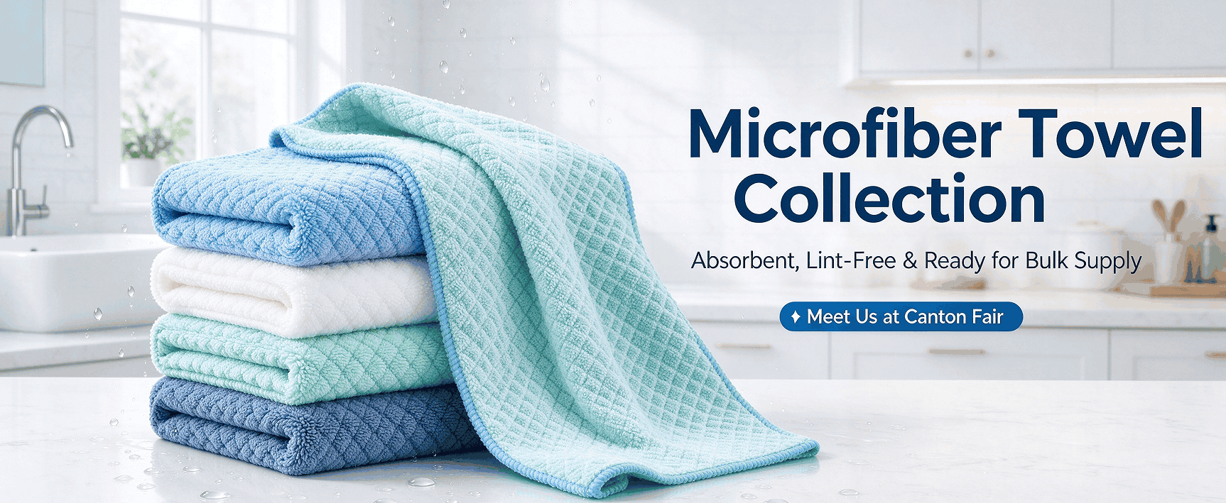 Ningbo Yili Unveils Expanded Microfiber Cleaning Cloth Lineup at Canton Fair