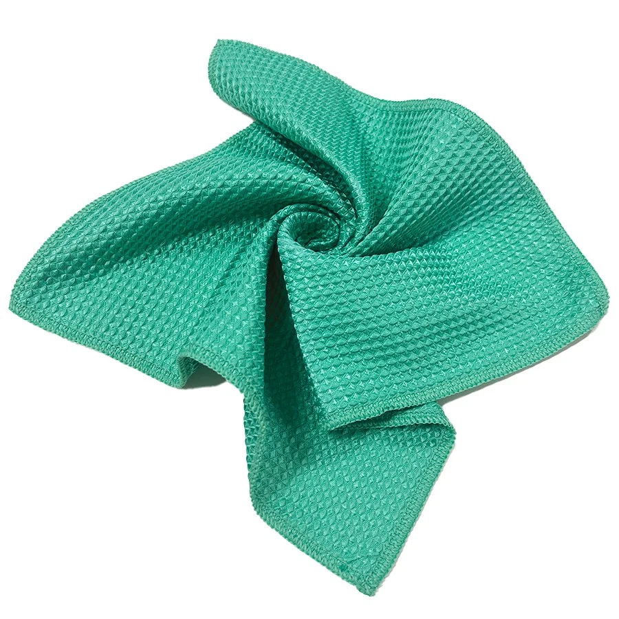 Microfiber Quick-Dry Waffle Weave Cloth | Streak-Free Glass & Window Polish