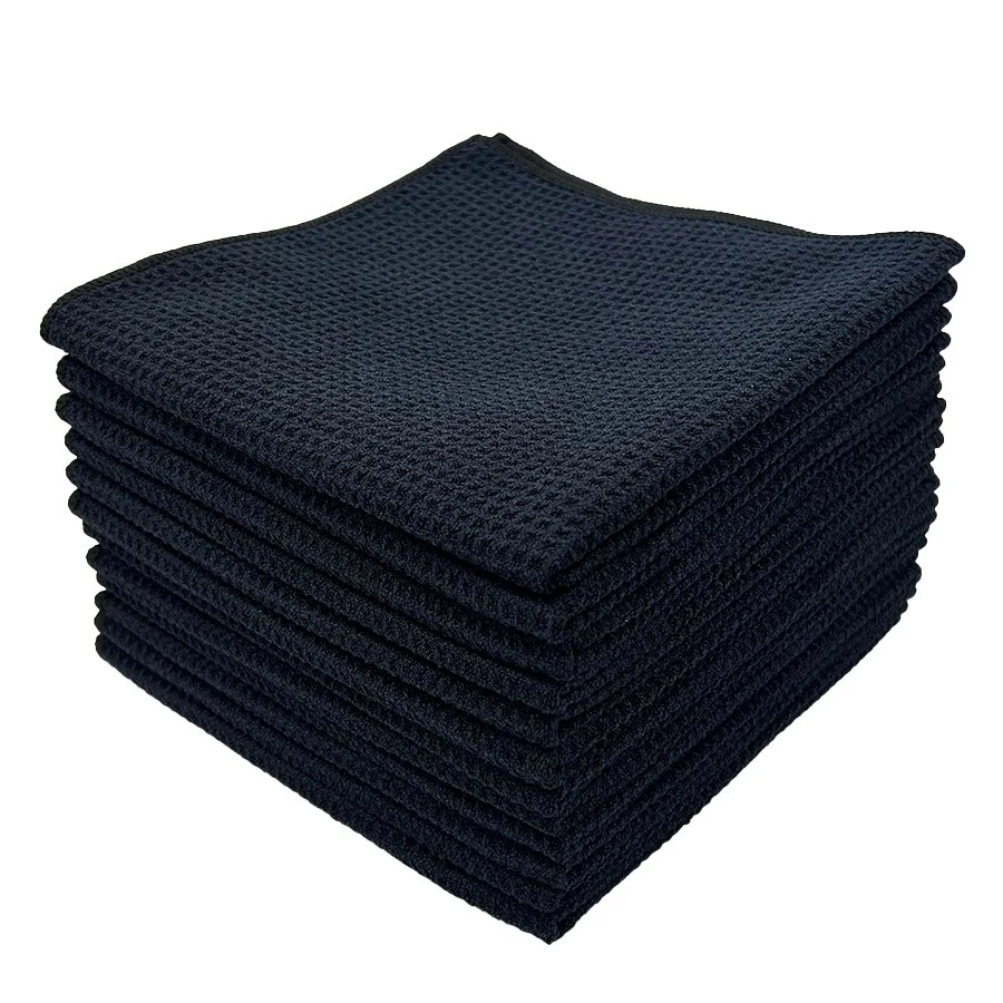 Microfiber Waffle Weave Towel | Streak-Free Glass & Car Polish